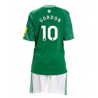 Billige Fotballdrakt Newcastle United Anthony Gordon #10 Replika Bortedraktsett Barn 2025-26 Kortermet (med bukser)